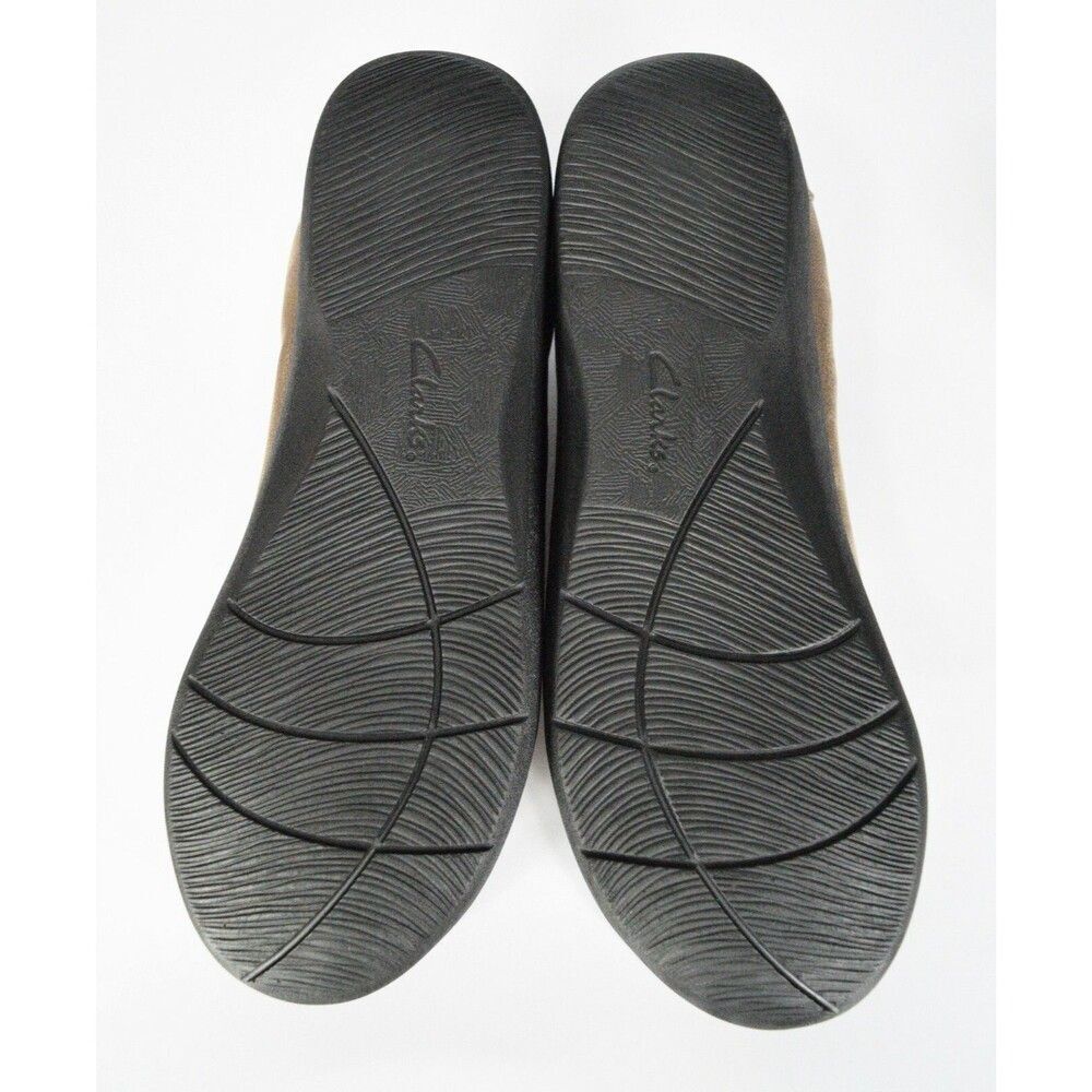 Clarks Cloudsteppers Women's Size 10 Bronze Flats Slip On Shoes - Picture 6 of 12